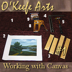 16x20 Canvas Stretching Tutorial by John O'Keefe Jr.Landscape Oil Painter  John O'Keefe Jr's Artist Blog