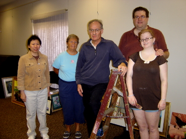 Exhibition Hanging Crew: