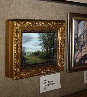 John O'Keefe's painting The Road Home at The Salmagundi Club