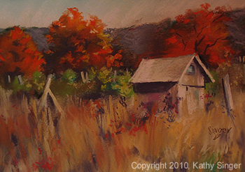 Pastel on Paper, Connecticut Artist Kathy Singer, 2000's