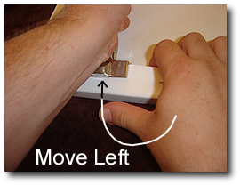 16 x 20 Canvas Stretching - Step 42 - Moving toward end, stretch and staple