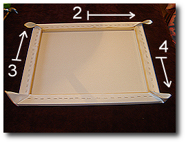 16 x 20 Canvas Stretching - Step 42 - Repeat stretching and stapling on remaining sides