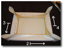 8 x 10 Canvas Stretching - Step 28 - Staples remaining stretchers from center to end