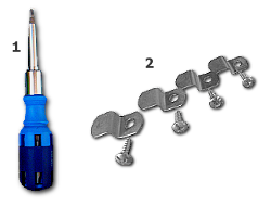 Tutorial for Offset Clips - Step 1 - Assemble All Materials