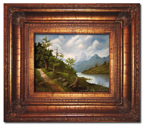 Lakeside Path by John O'Keefe Jr., Framed