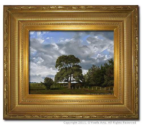 The Field's Edge by John O'Keefe Jr., Framed